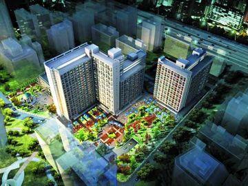 Seasons Park Apart Hotel Peking Exterior foto